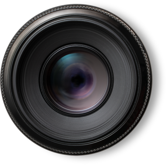 Camera Lens Isolated on White